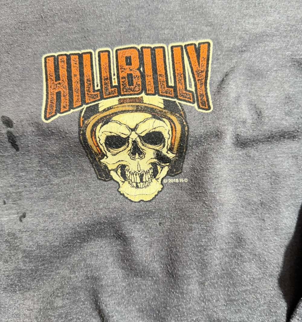 Harley-Davidson Hillbilly Gatlinburg TN Skull Long Sleeve Shirt Adult XXL - Picture 5 of 11